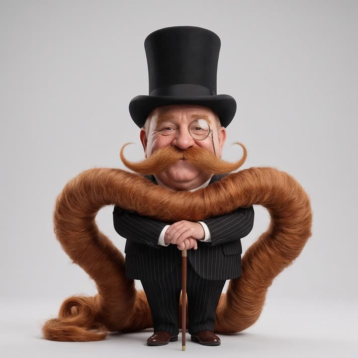 Baron Von Stache, a TrendAura character